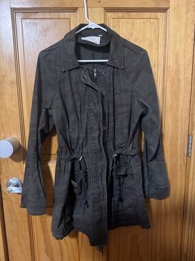 bagatelle Olive Green Utility Anorak Jacket